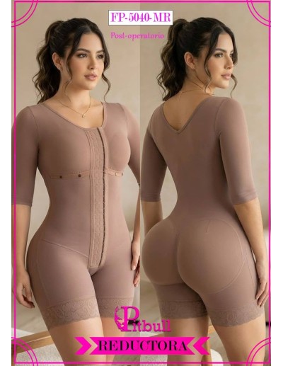 Faja reductora Pitbull FP5040 con mangas | Control total y realce de glúteo 2