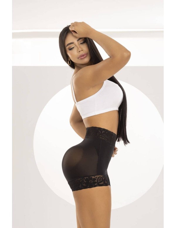 Faja Pitbull FPI-862 | Reducción de Cintura, Moldeo Invisible y Encaje Delicado