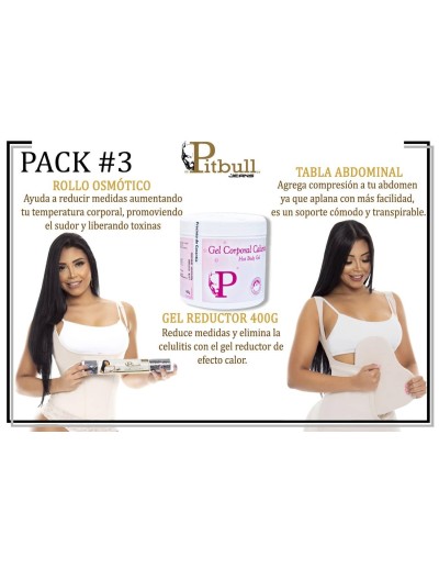PACK3 - Tabla Abdominal + Gel 400g + Rollo Osmotico 2