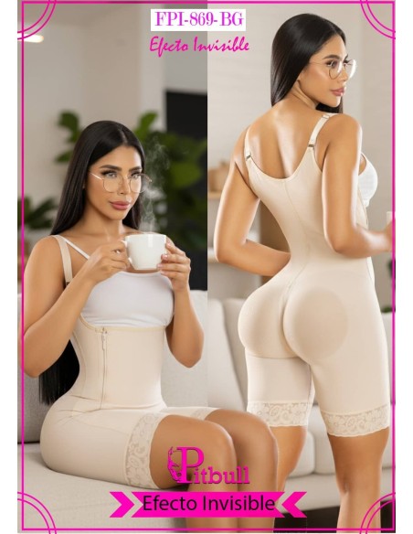 Faja Reductora Pitbull Efecto Invisible FPI869 | Control y Moldeo Perfecto