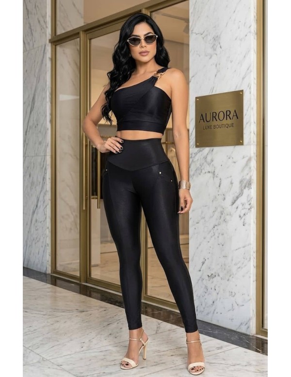 Pantalón Lipo 360 con Control Abdominal LE3145 | Aurora Luxe Boutique