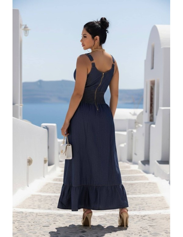 Vestido Vaquero Largo Pitbull - VI7530