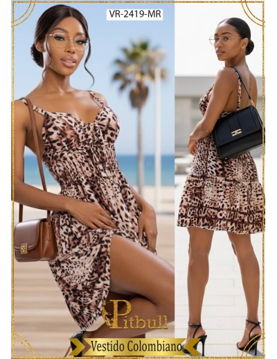Vestido Falda Recogida - VR2419