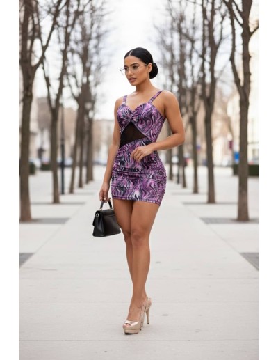 Vestido Falda Recogida - VR2421 2