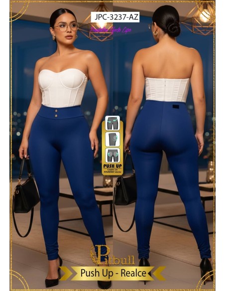 Leggin Efecto Lipo Colombiano Pitbull JPC3237 | Realce y Control Total