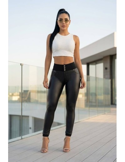 Pantalon Efecto Cuero  Pitbull - PS7434 2