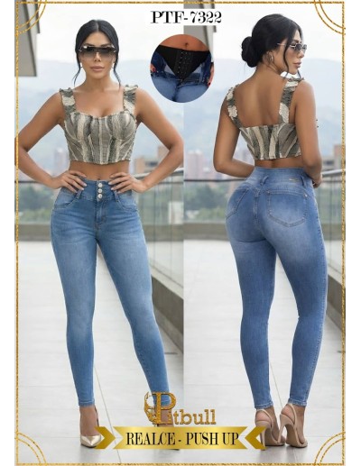 Pantalon con Faja en Cintura Pitbull - PTF7322