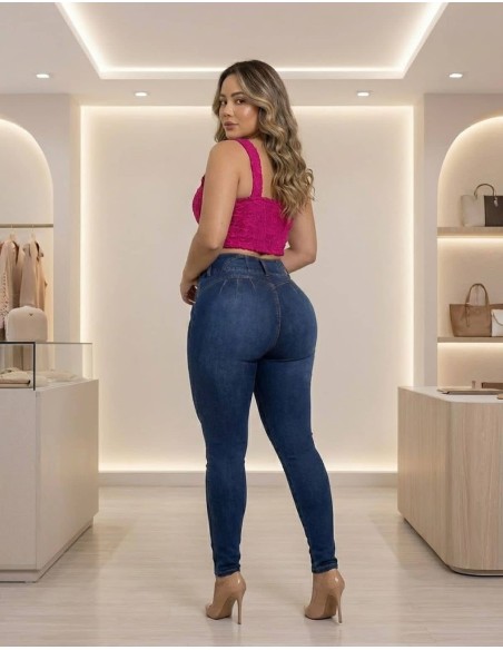Pitbull Jeans Ref PTF7695 | Pantalón con Faja Interna para Moldeo y Realce Natural