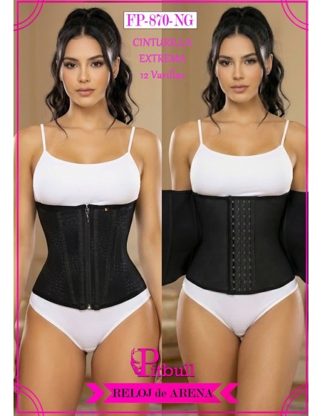 Cinturilla Reloj De Arena Extrema Pitbull FP870 | Moda Colombiana | Reductora Y Moldeadora