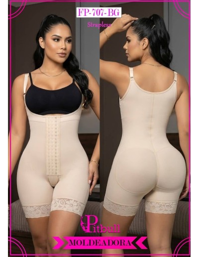 Faja Short Reductora Pitbull Strapless - FP707 2